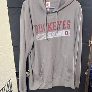 J. America Gray Buckeyes Hoodie